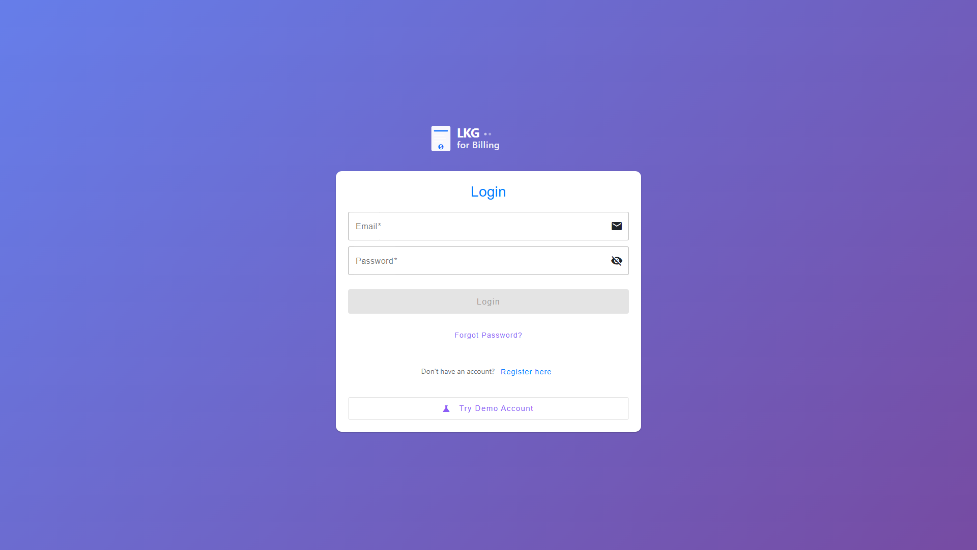 Login Page